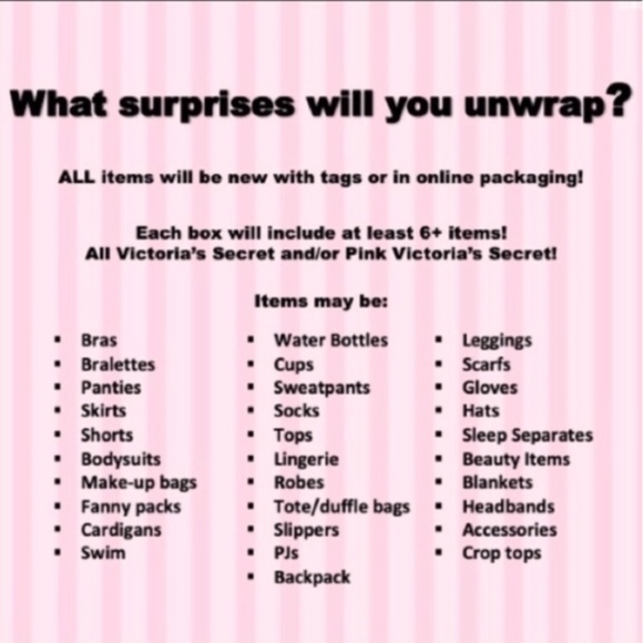 Victoria’s Secret & VS Pink Mystery Box 📦 - Picture 3 of 7